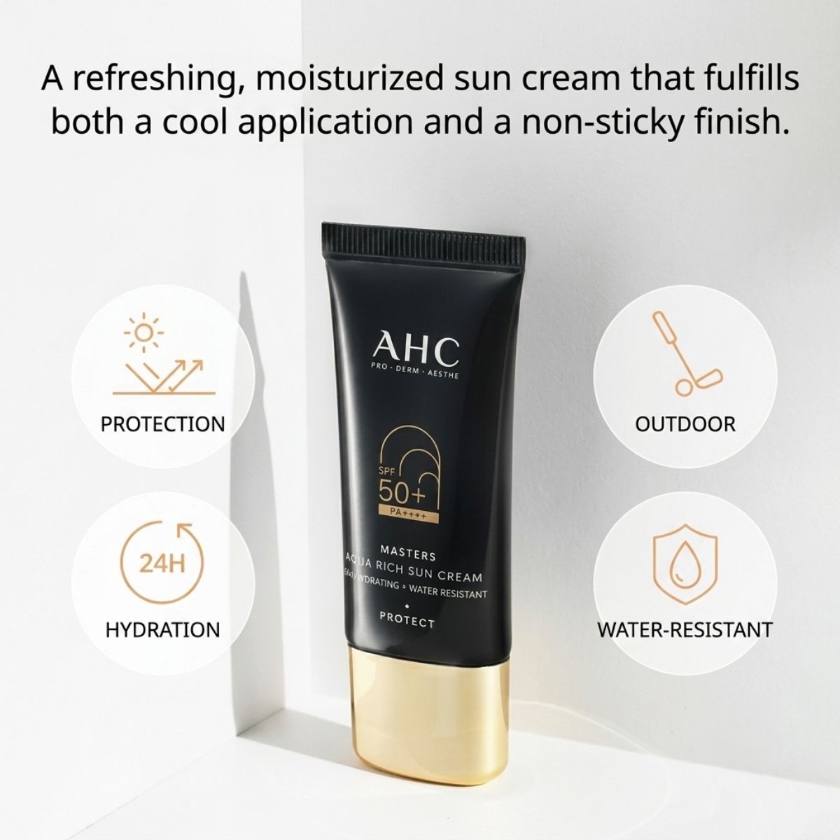 AHC Masters Aqua rich sun cream 10ml — view 2