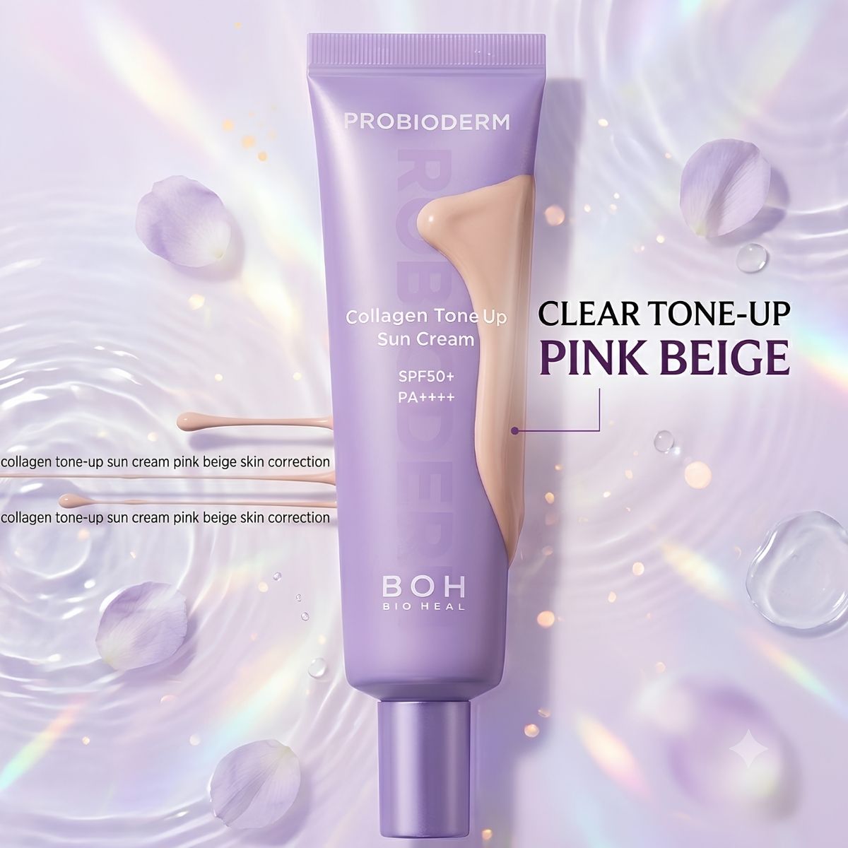Bioheal BOH Probioderm Collagen Tone Up Sun Cream 50ml Pair-up — view 2