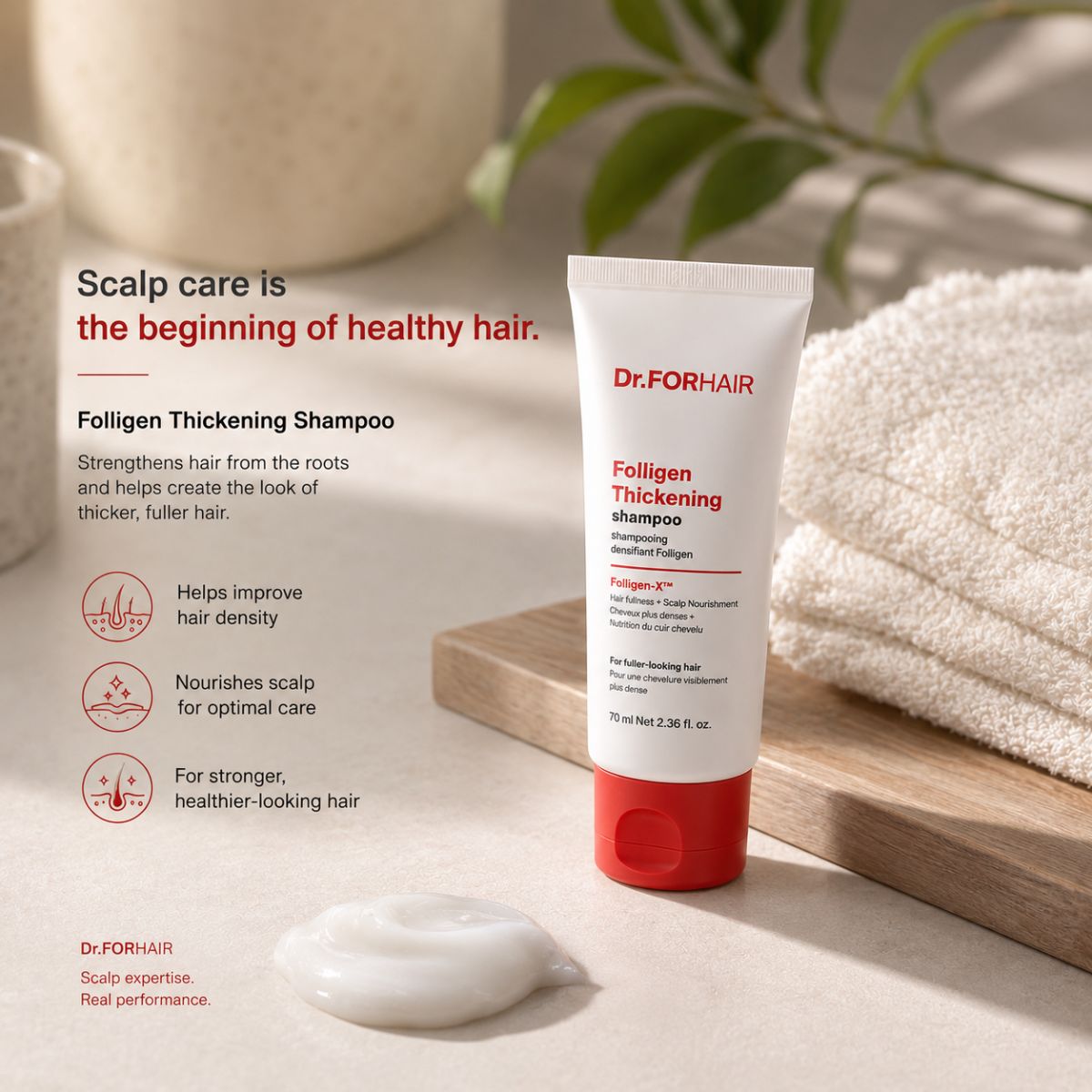 Dr.FORHAIR Folligen Thickening Shampoo 500ml