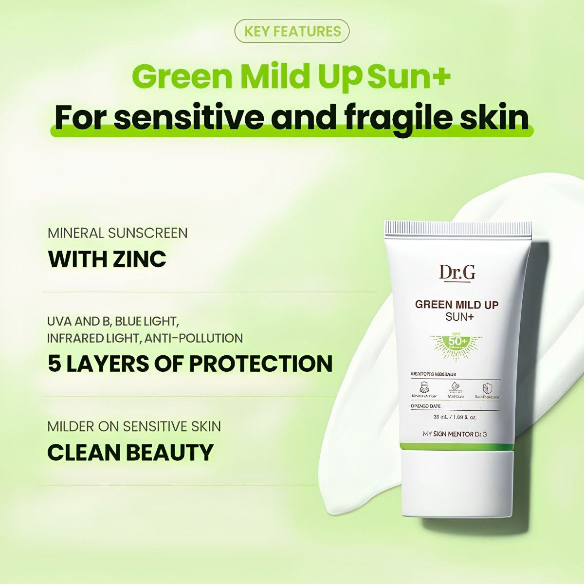 Dr.g Green mild up sun+ 35ml — view 2