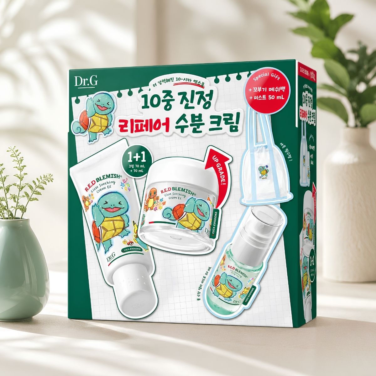 Dr.g red blemish clear soothing cream ex 70ml+70ml+ clear soothing jelly mist 50ml
