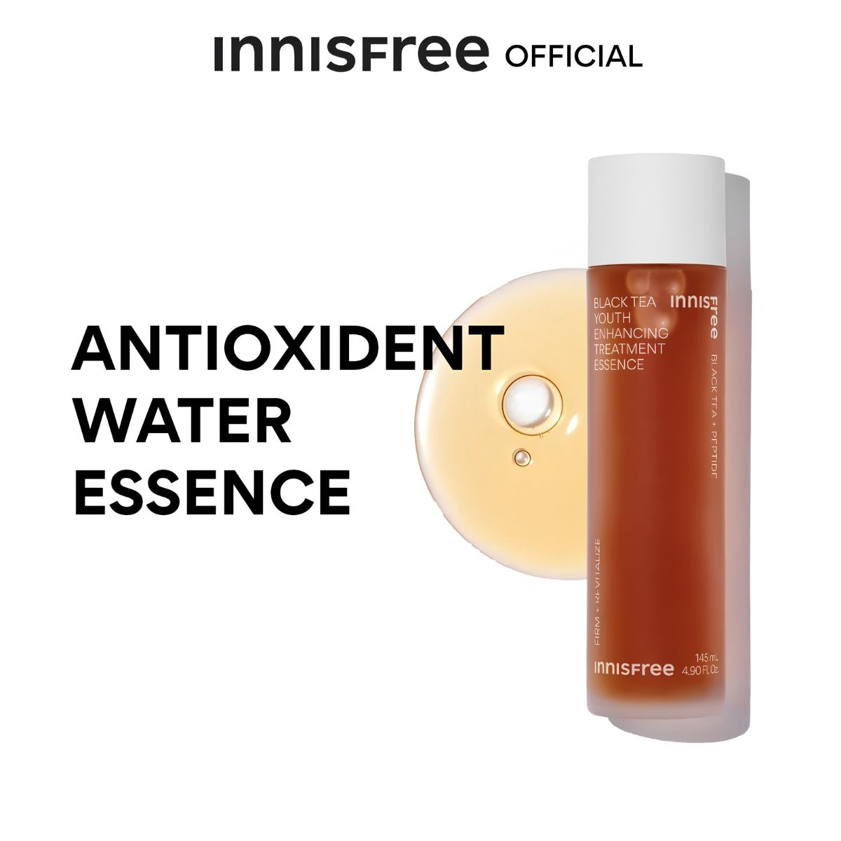 Innisfree Black Tea Youth Enhancing Treatment Essence 145ml