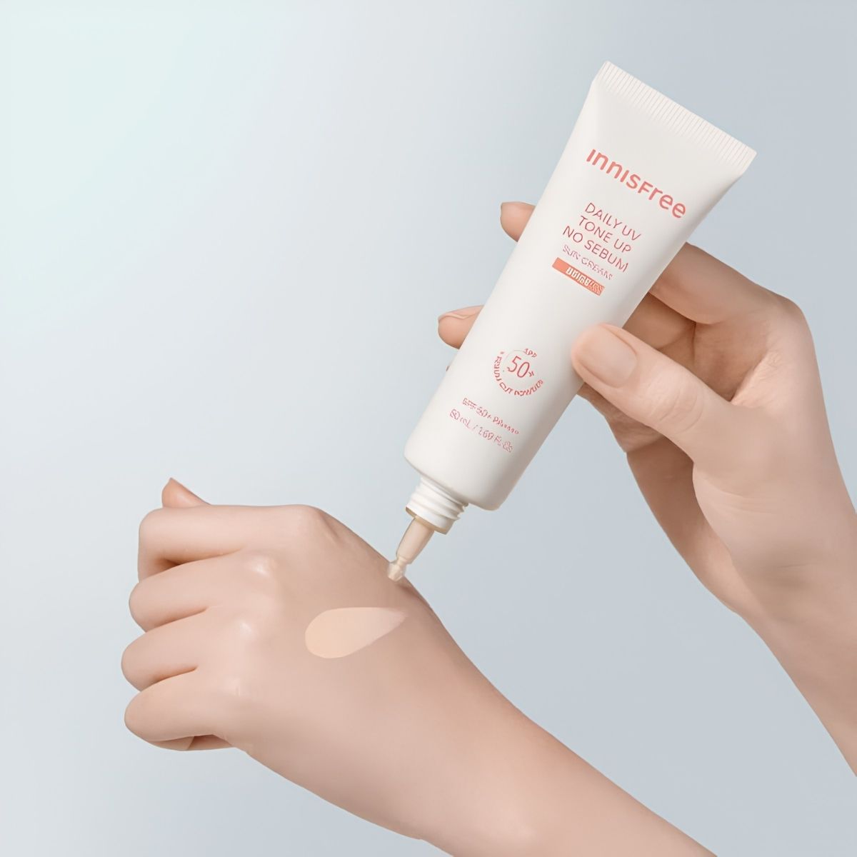 Innisfree Daily UV Tone up No Sebum sun cream beige 50ml — view 2