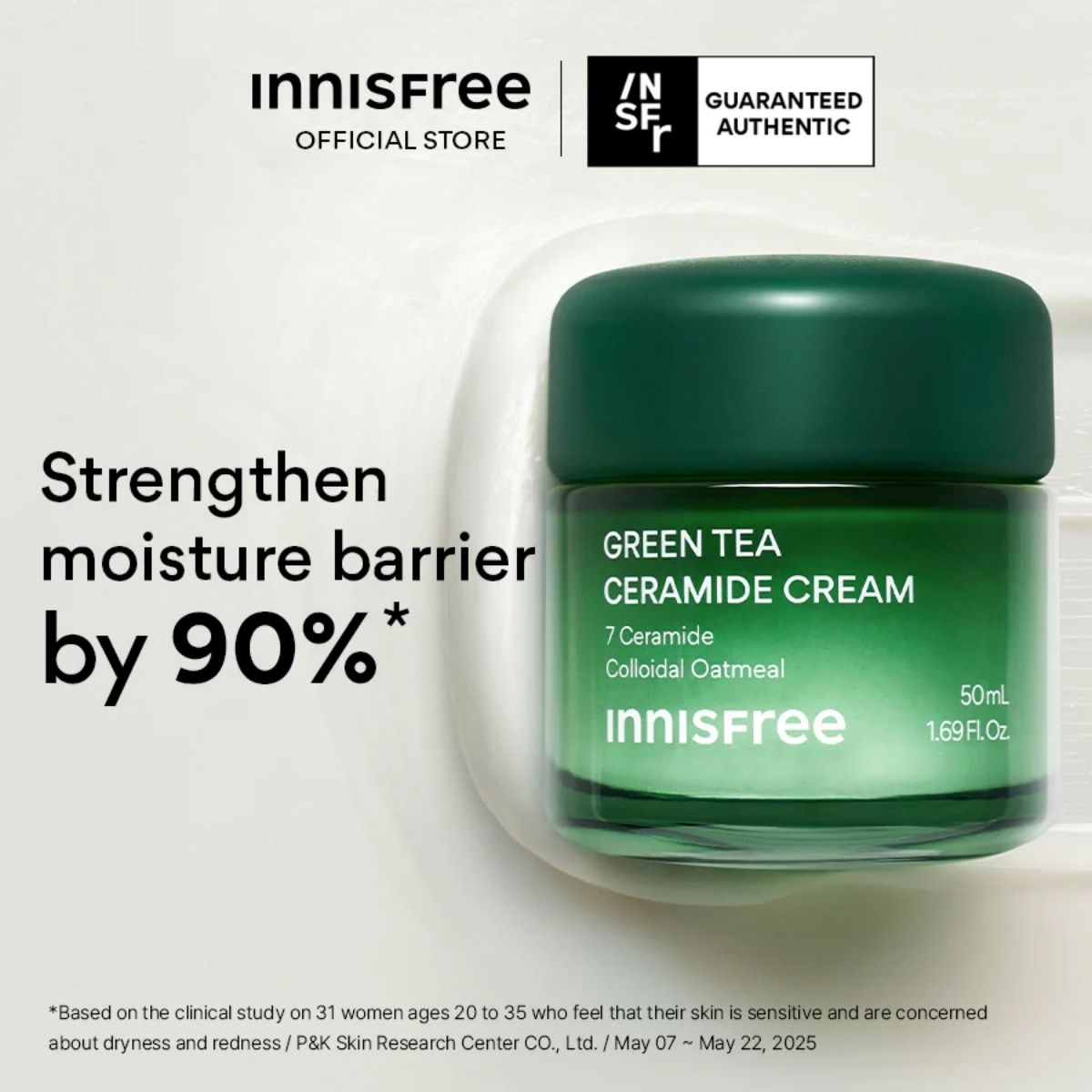 Innisfree Green Tea Ceramide cream 80ml