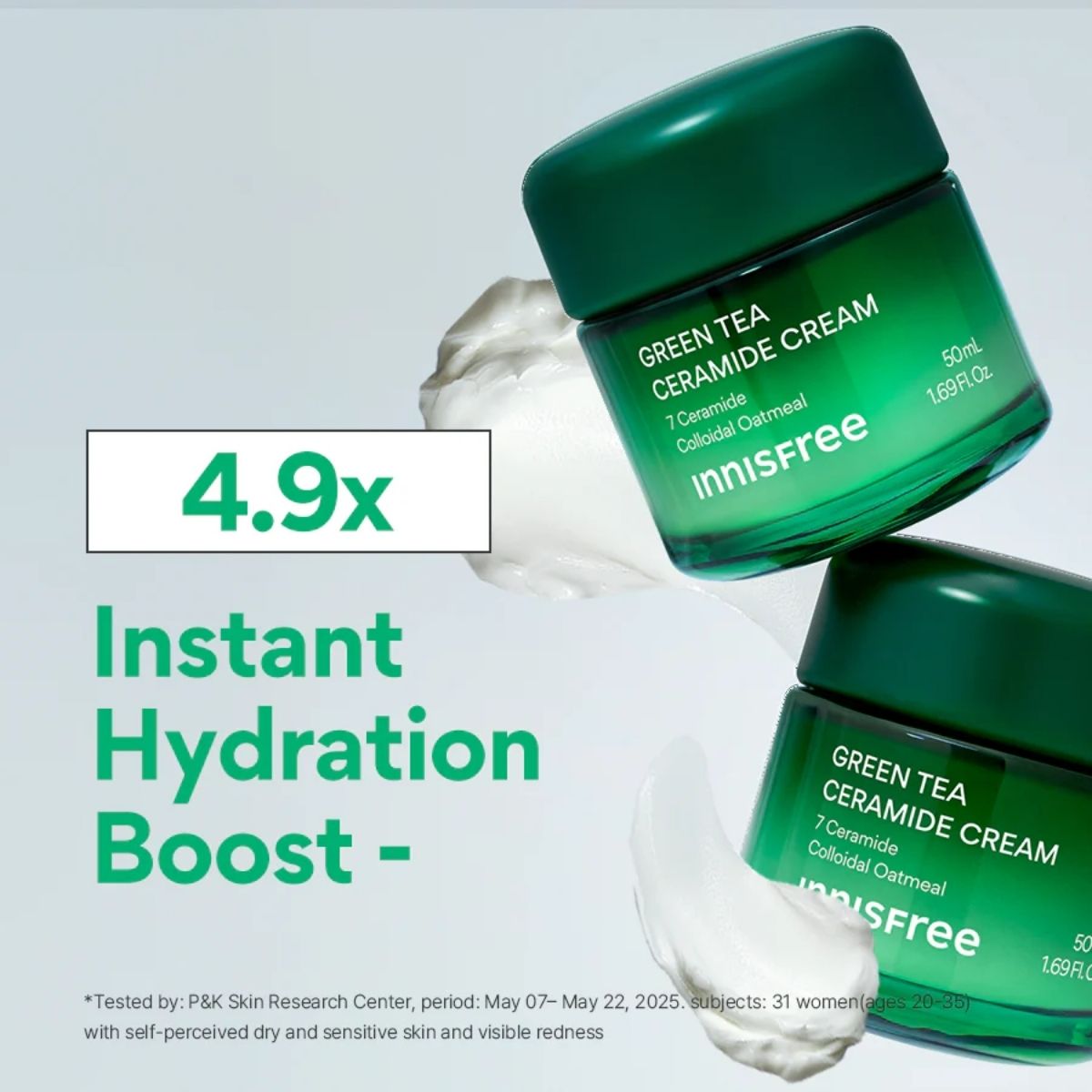 Innisfree Green Tea Ceramide cream 80ml — view 2