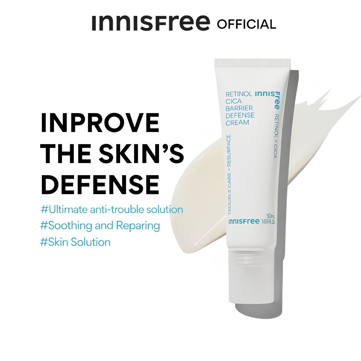 Innisfree Retinol cica barrier defense Cream 30ml
