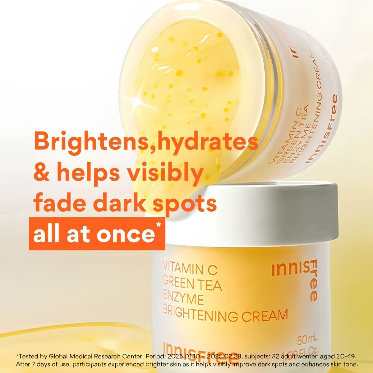 Innisfree vitamin C Green Tea Enzyme Brightening Cream 50ml — view 2