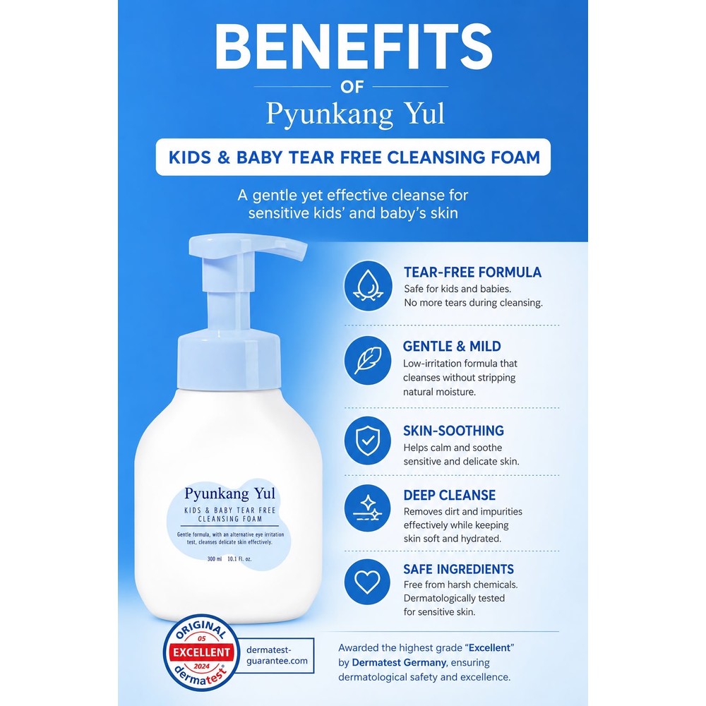 Pyunkang Yul Kids & Baby Tear Free Cleansing Foam