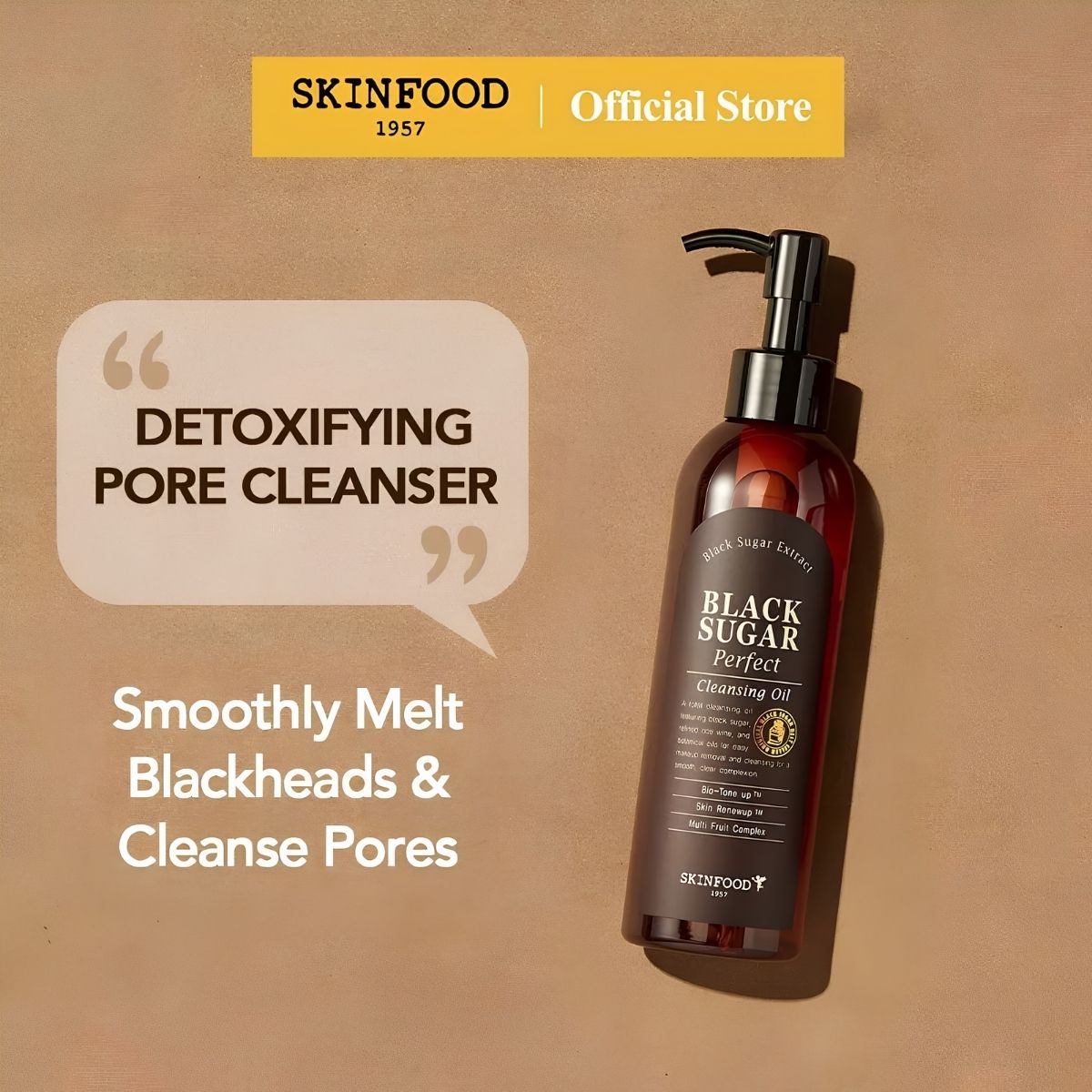 SKINFOOD Black Sugar Perfect Cleansing Oil 200ml