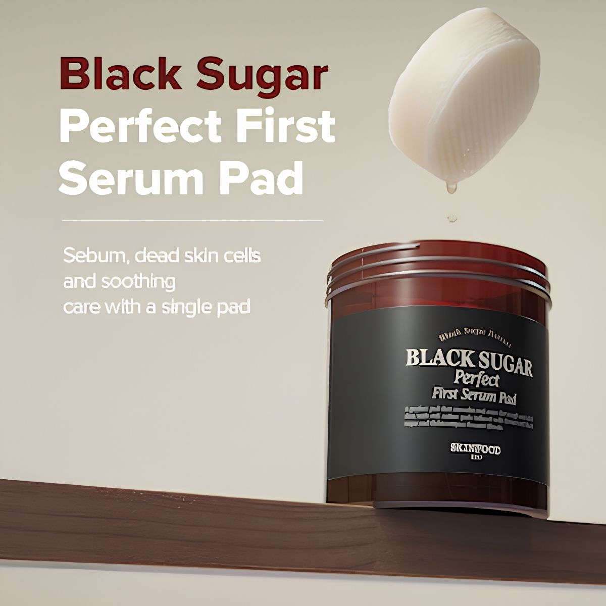 SKINFOOD Black Sugar perfect first serum pad 250g 60pads — view 2