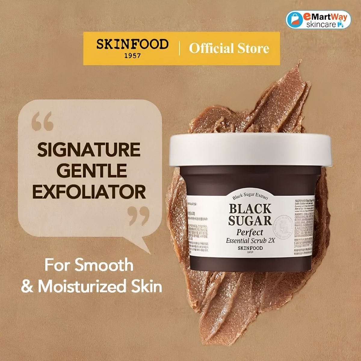 SKINFOOD Black Sugar Perfect Essential Scrub 210g — view 2