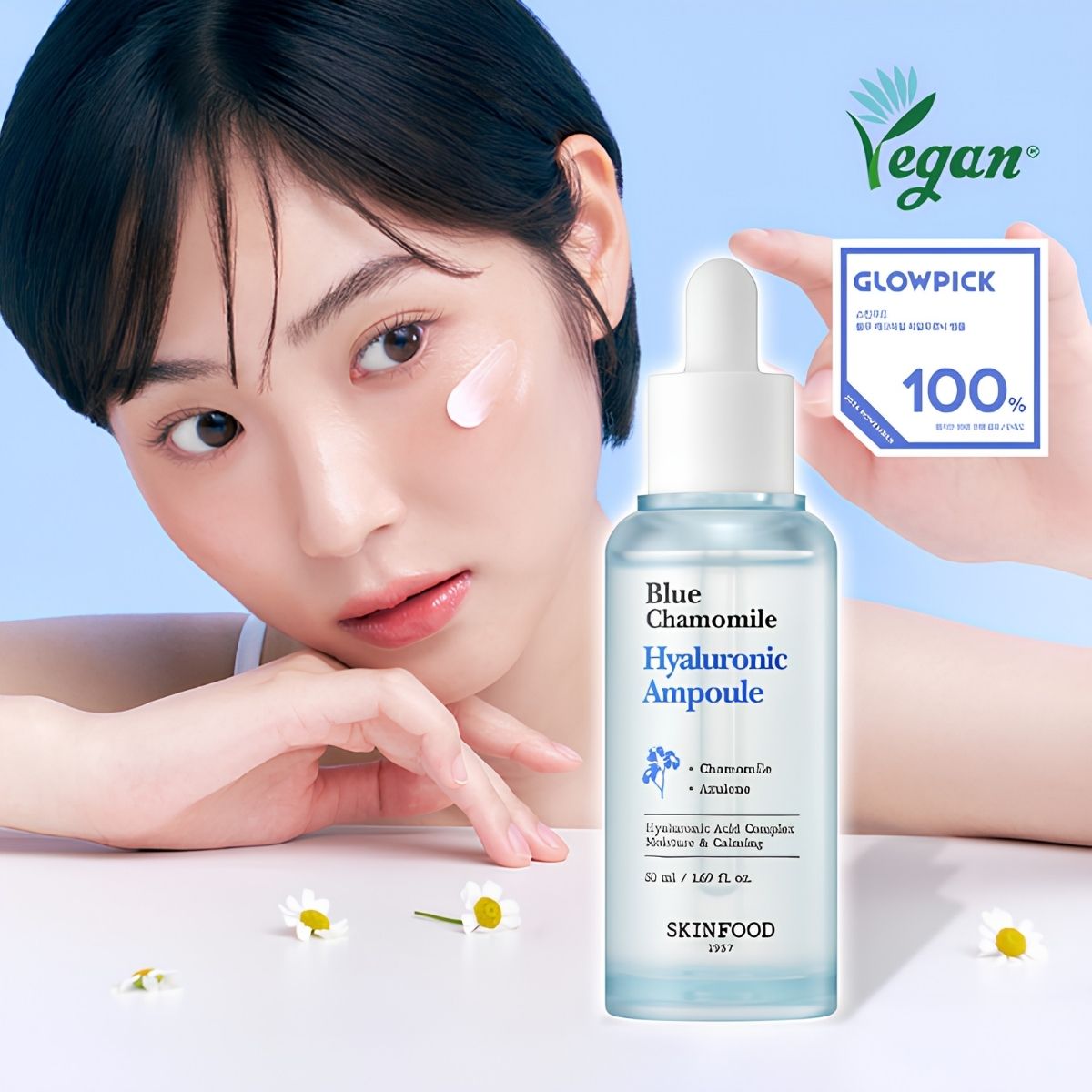 Skinfood Blue Chamomile Hyaluronic Ampoule 50ml — view 2