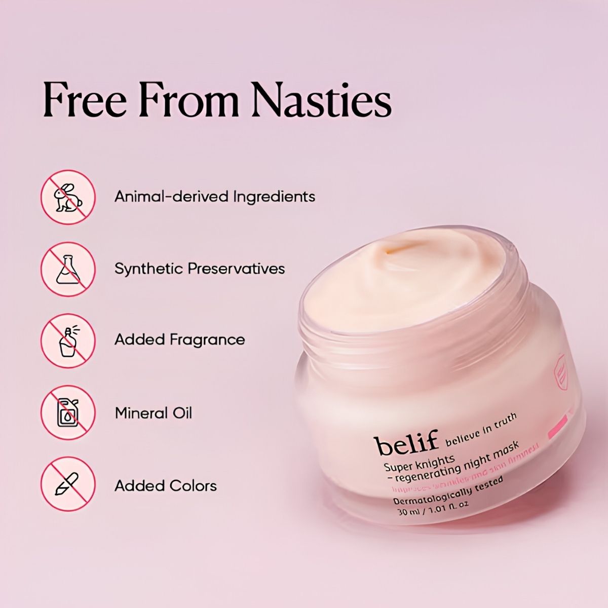 belief super knights regenerating night mask 30ml — view 2