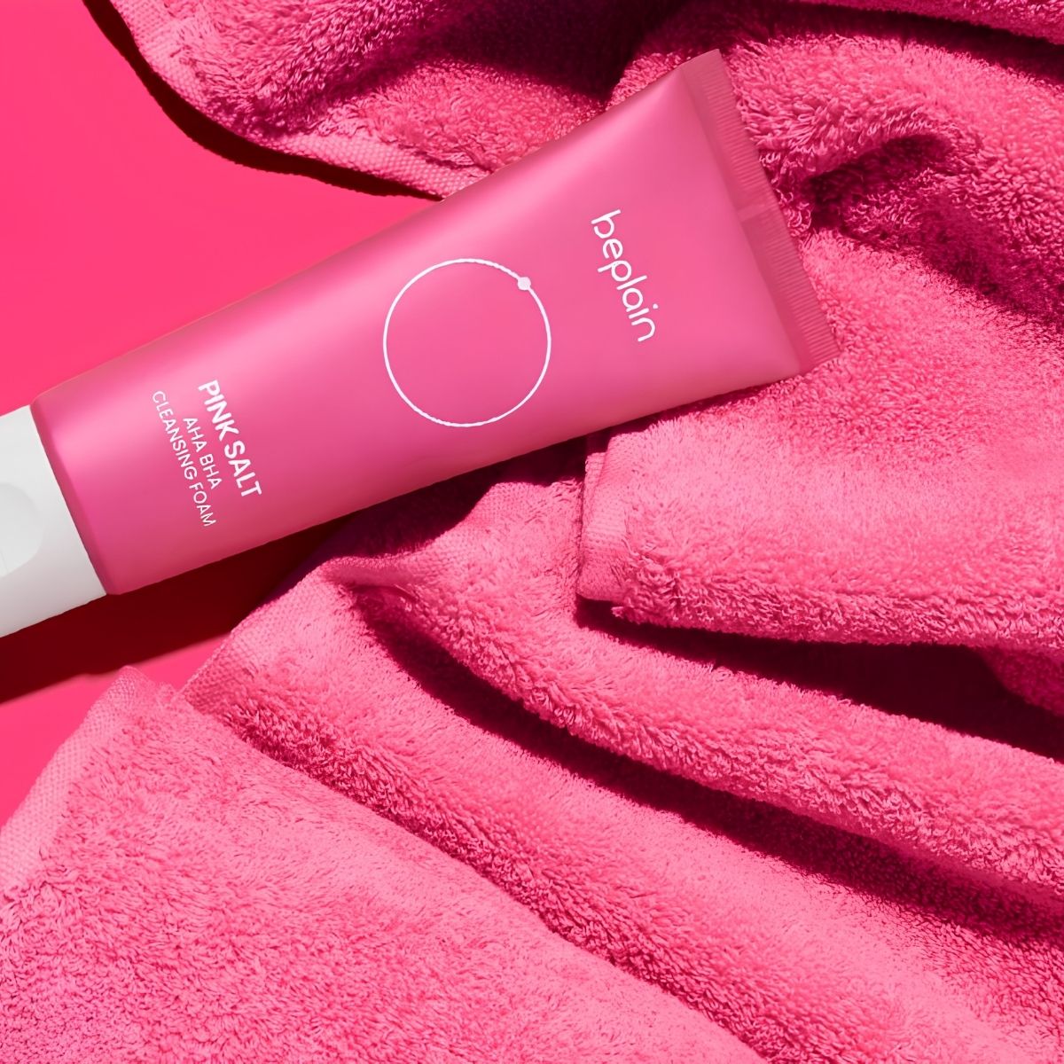 Beplain Pink Salt AHA BHA Cleansing Foam 120ml