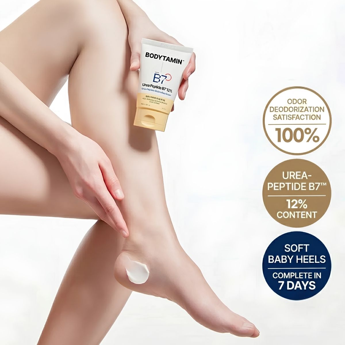 Beyond bodytamin urea peptide B7 12% heel repairing moisturizing foot cream 100ml — view 2