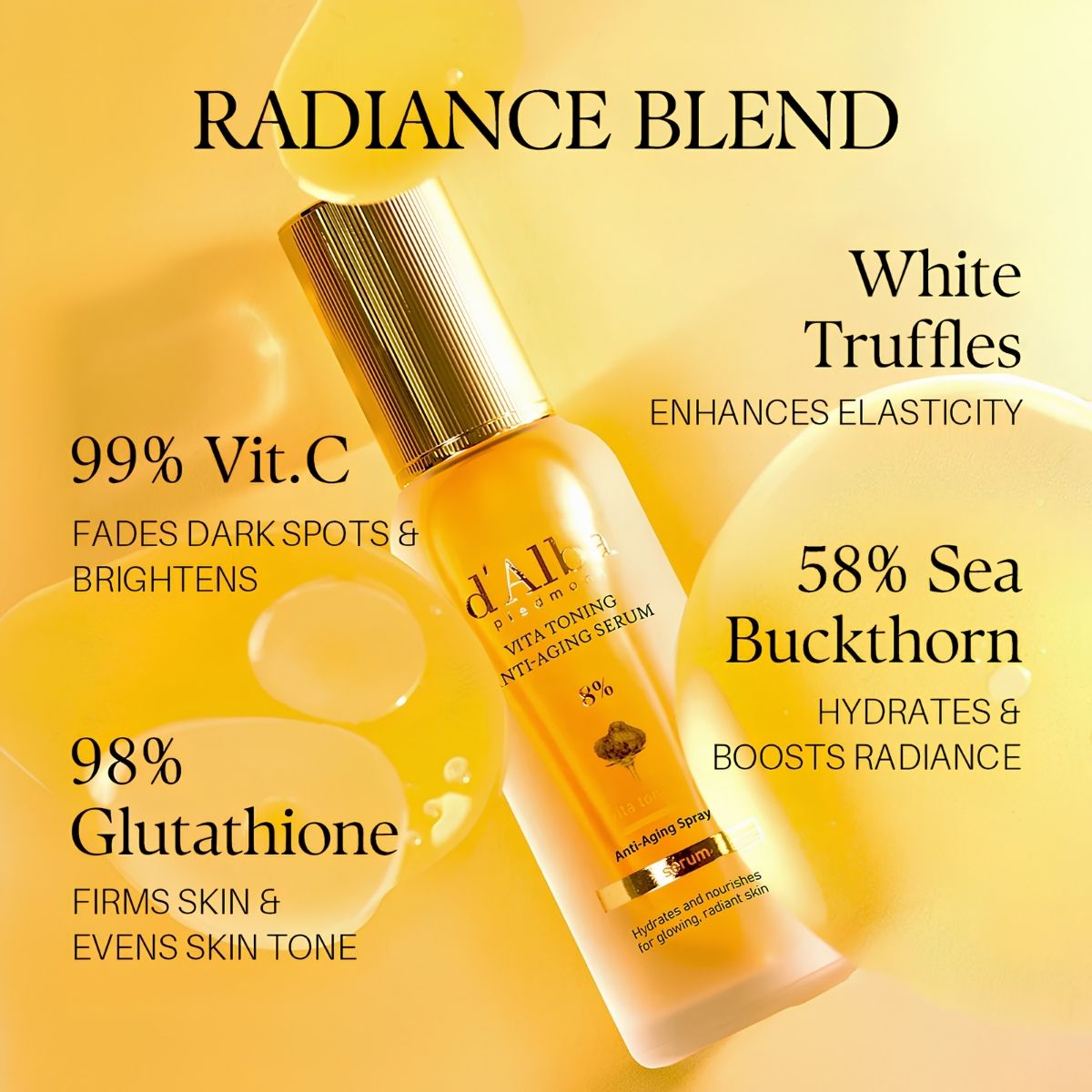 dalba vita toning anti aging serum 70ml — view 2