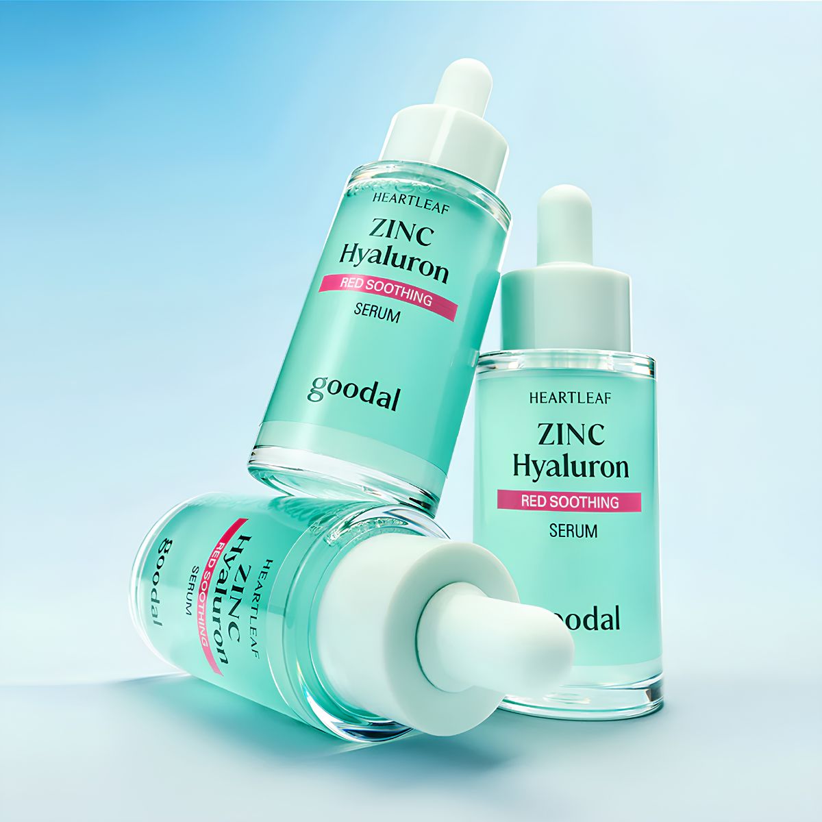 Goodal Heartleaf Zinc Hyaluron Red Soothing Serum 30ml x 2 — view 2