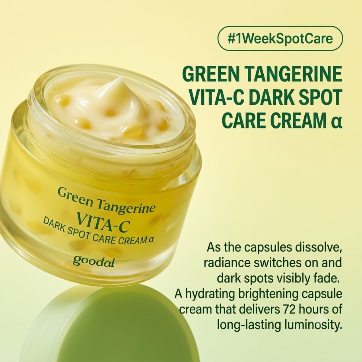 goodal Green Tangerine Vita-C Dark Spot Care Cream Alpha
