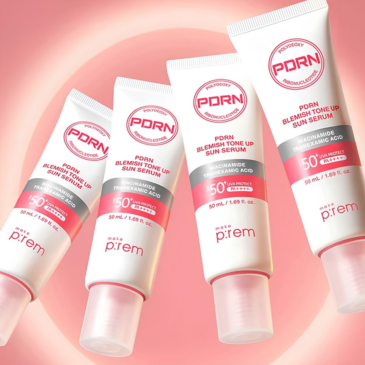 make prem pdrn blemish tone up sun serum 50ml — view 2