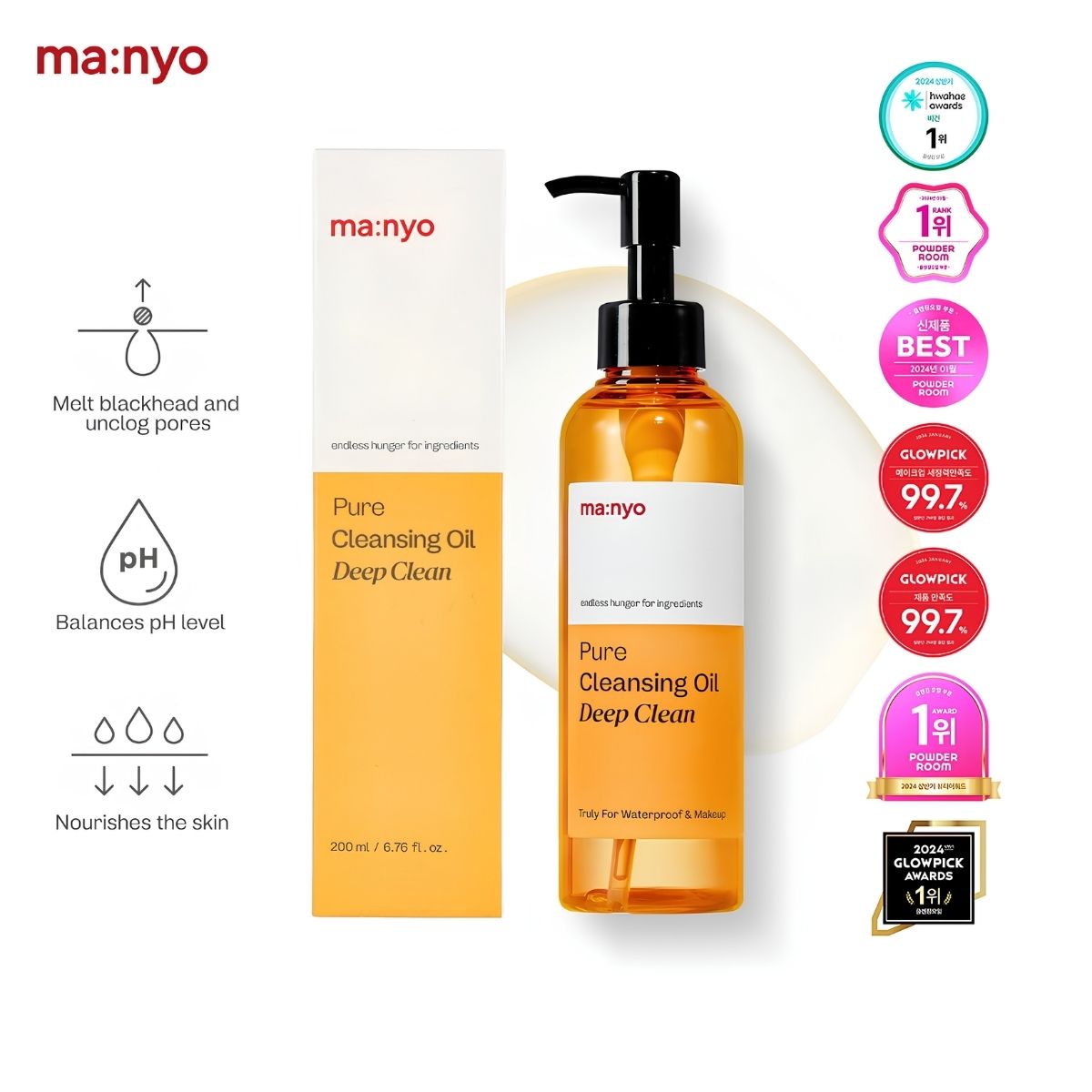 ma:nyo Pure Cleansing Oil deep clean 200ml