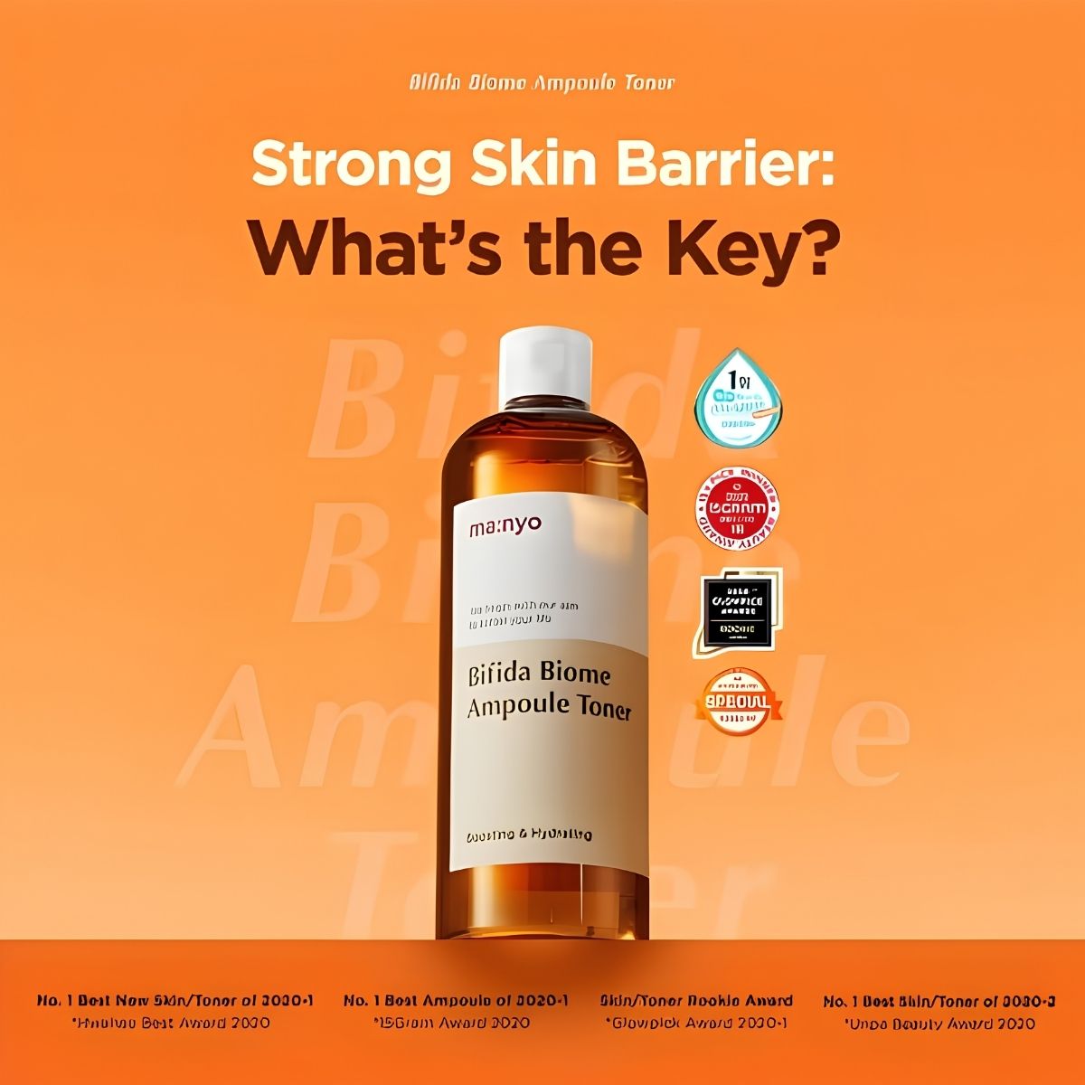 manyo bifida biome ampoule toner 210ml