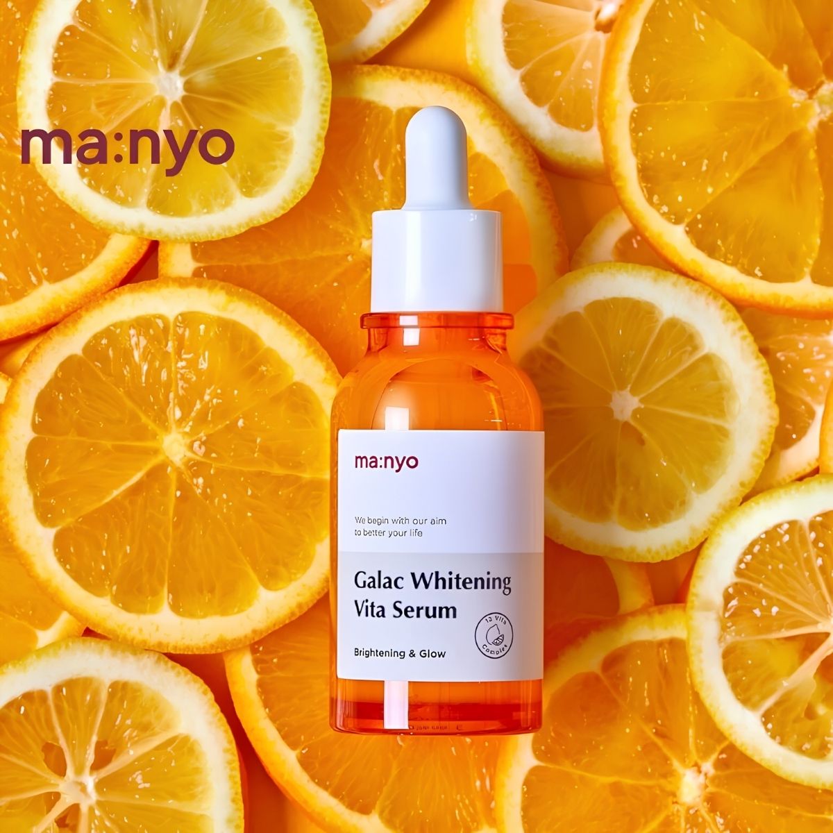 manyo galac whitening vita serum 50ml