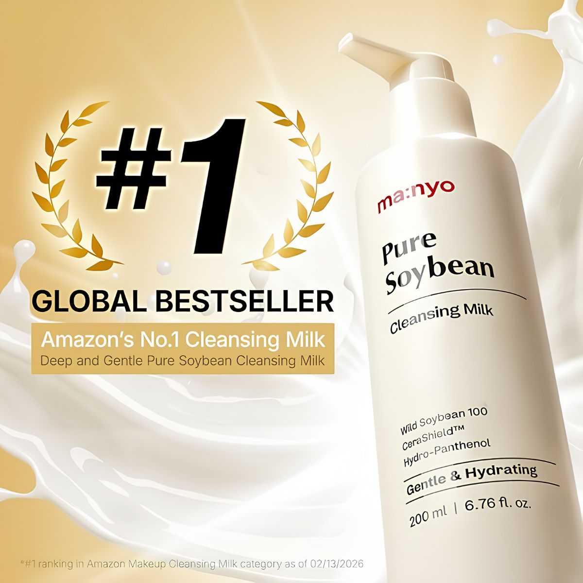 Ma:nyo Pure Soybean Cleansing Milk 200ml