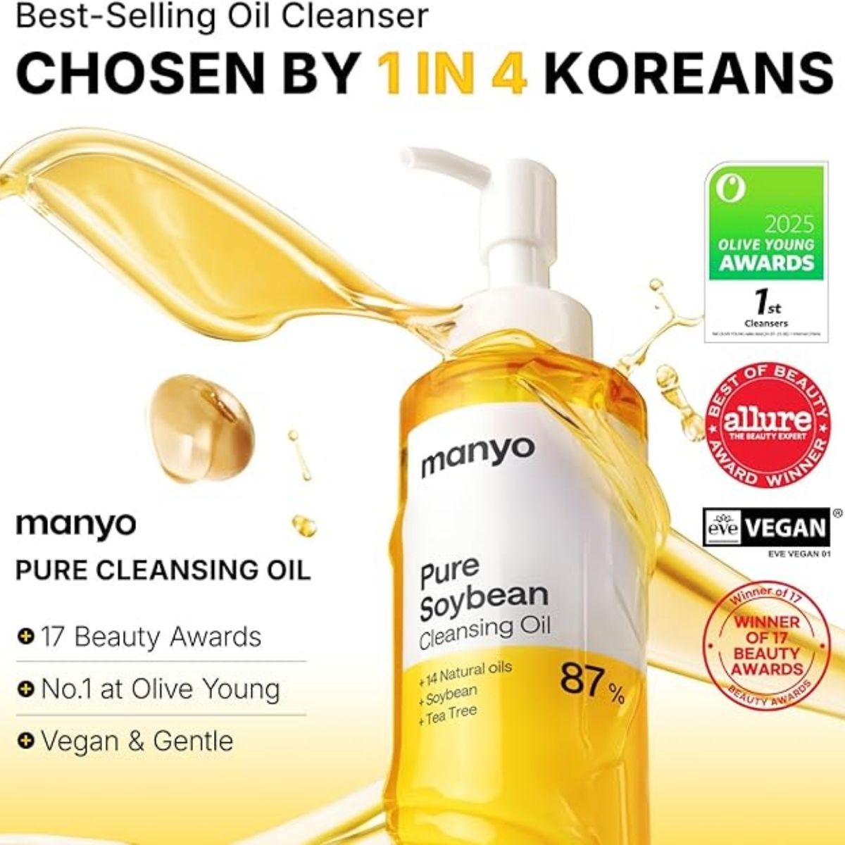Ma:nyo Pure Soybean Cleansing Oil 200ml