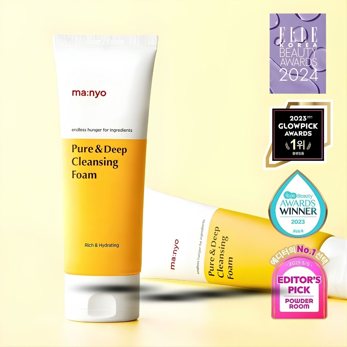 ma:nyo pure and deep cleansing foam 200ml wicked edition