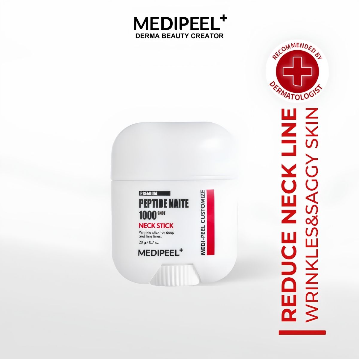 medipeel+ peptide naite 1000 shot neck stick 20g