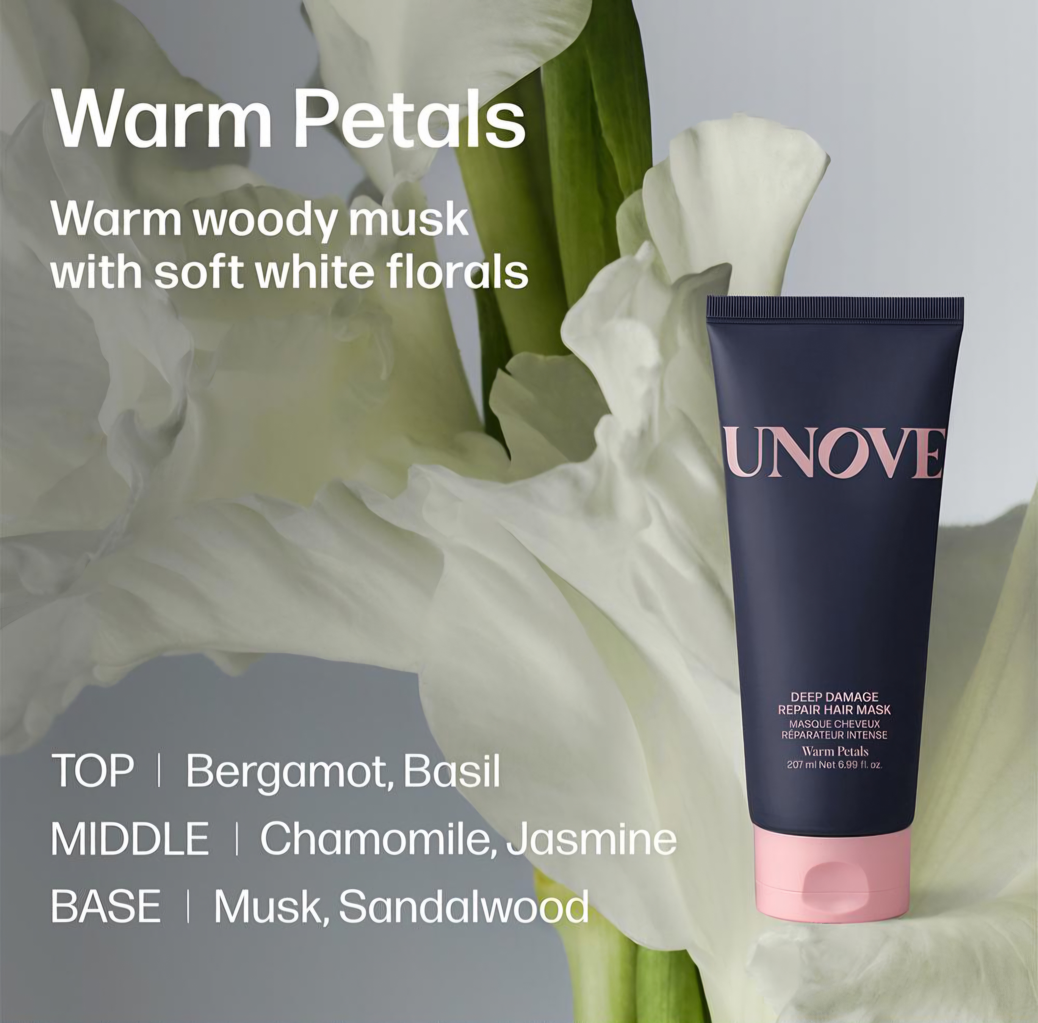 Unove Deep Damage Repair Hair Mask Warm Petals 40ml