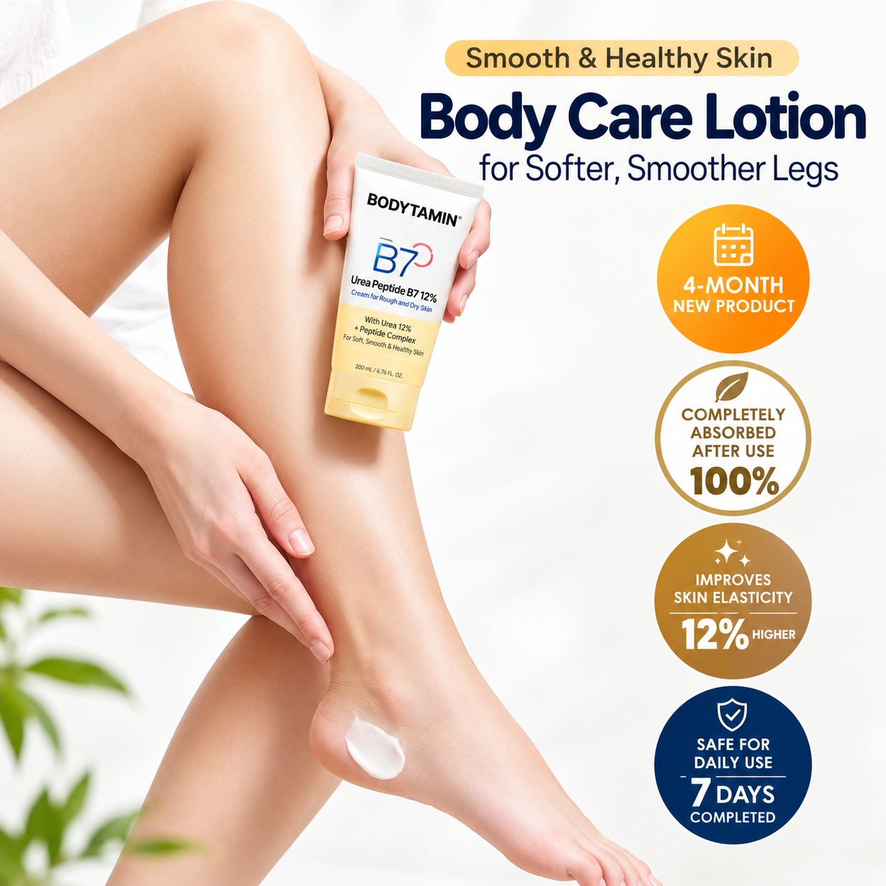Beyond bodytamin urea peptide B7 12% heel repairing moisturizing foot cream 100ml