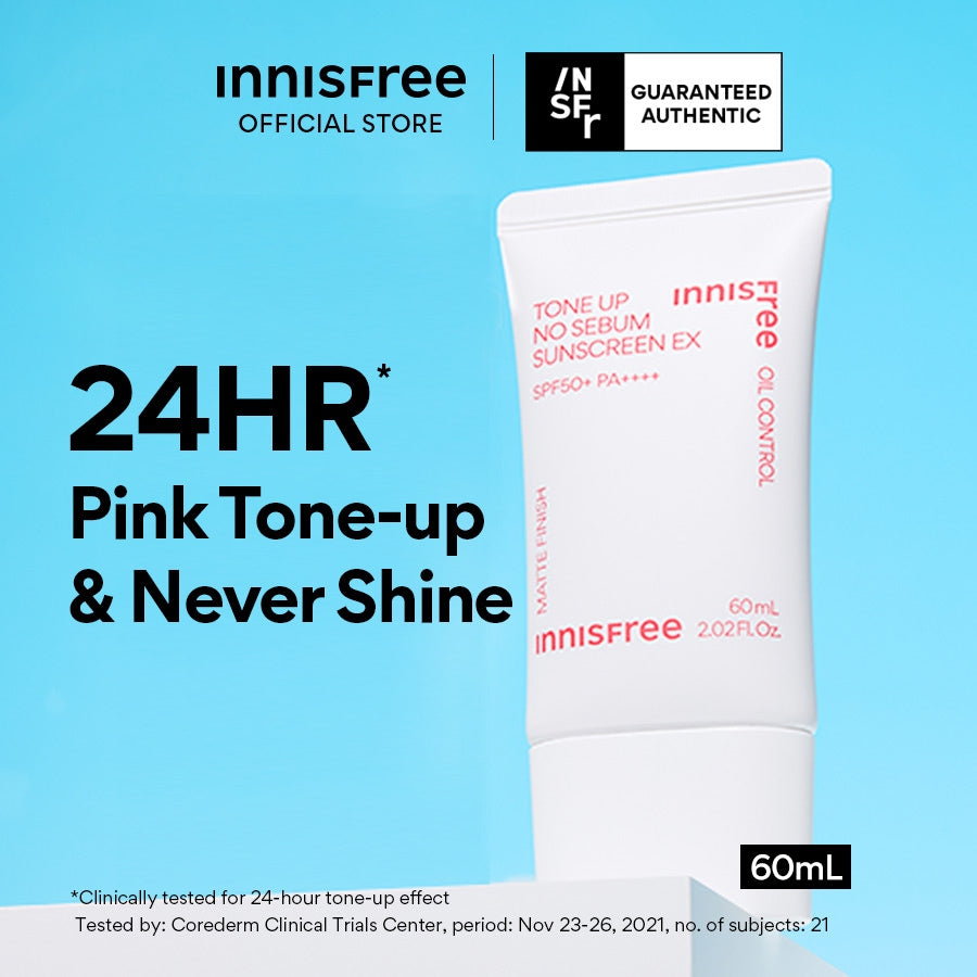 Innisfree Daily UV Tone up No Sebum Sunscreen EX 60ml