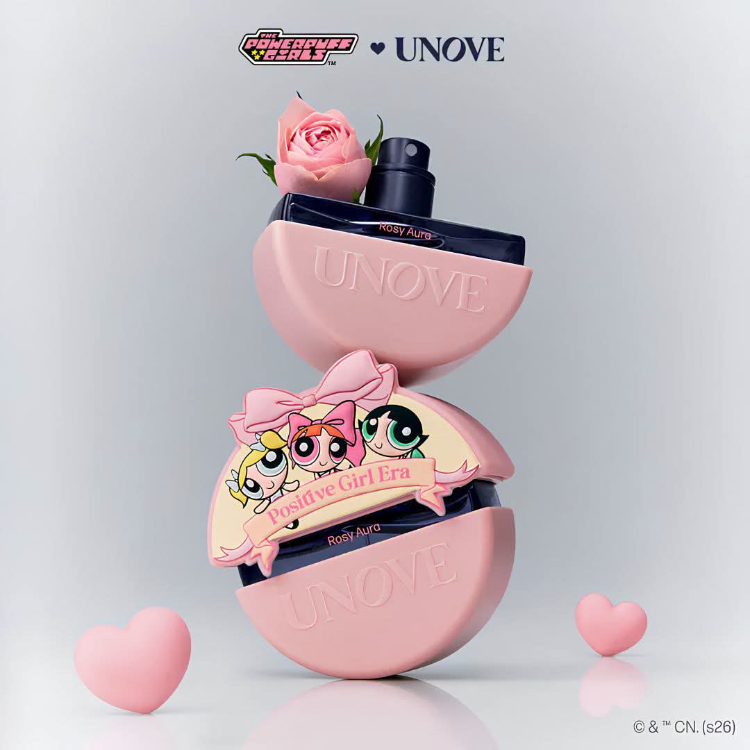 Unove Hair Perfume Mist Rosy Aura 20ml Powerpuff Girls Edition — view 2