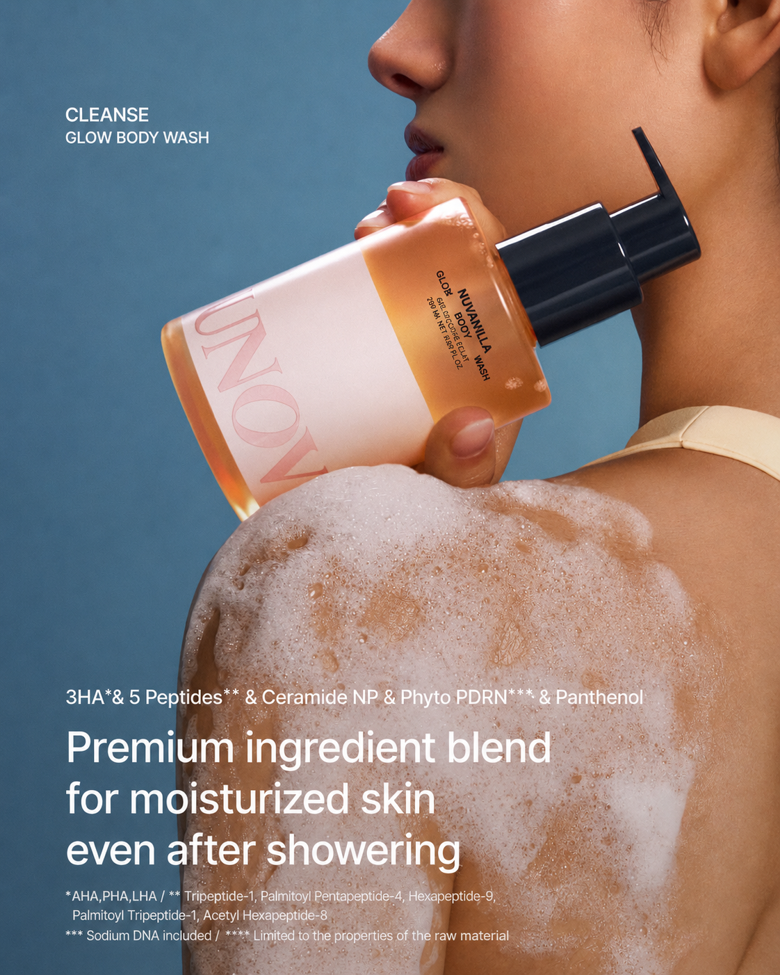 Unove Nuvanilla Glow Body Wash 10ml — view 2