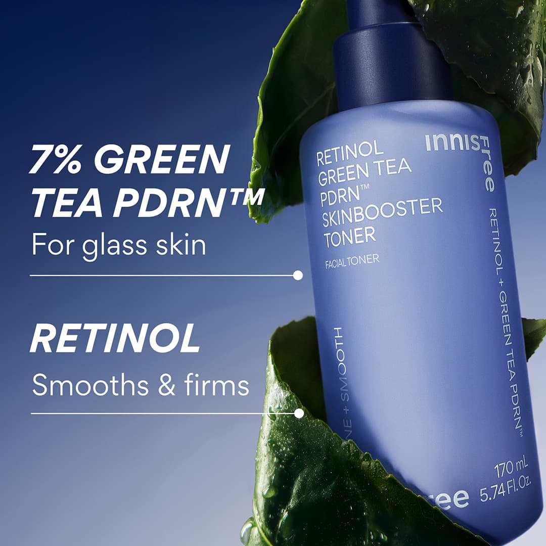 Innisfree Retinol Green Tea PDRN Skin Booster Toner 170ml — view 2